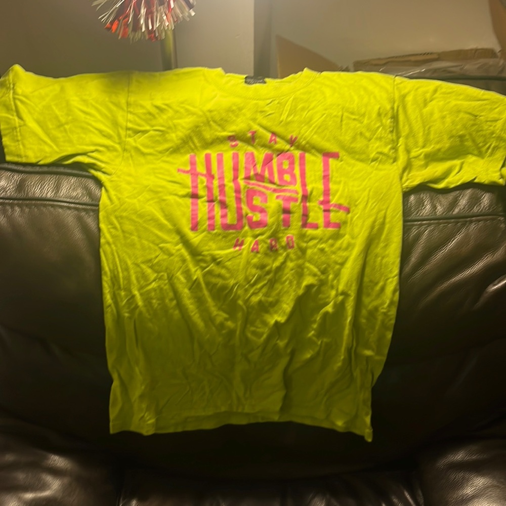 Short Sleeve Pink & Green T-Shirt